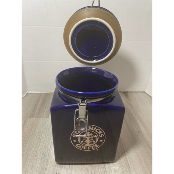 Starbucks Coffee Jar in Blue - Picture 5 of 10